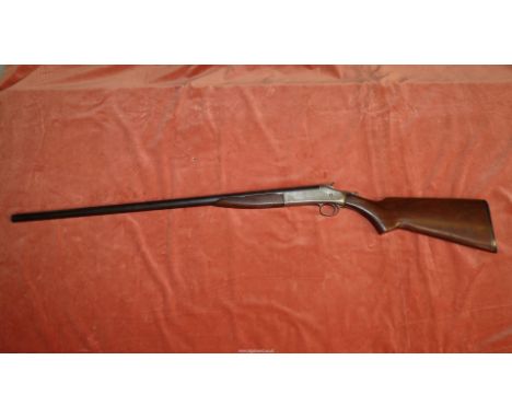 A 12 bore single barrel Shotgun by Harrington & Richards, 30'' barrel, serial no. A160705.   ****ALL WEAPONS AND/OR AMMUNITIO