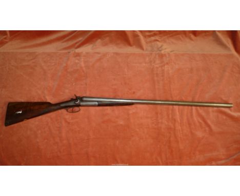 A 12 bore, open-hammer, double barrelled, non-ejector, side by side Shotgun by "E.M. Reilly & Co., 16, New Oxford Street, Lon