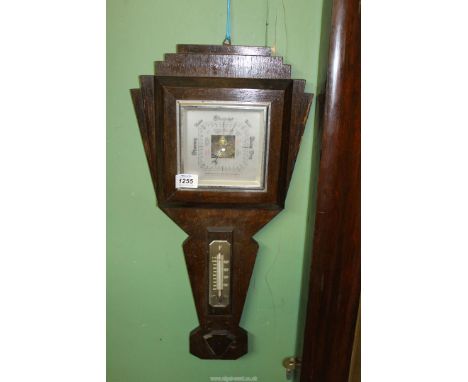 An Art Deco Barometer, 22" tall.