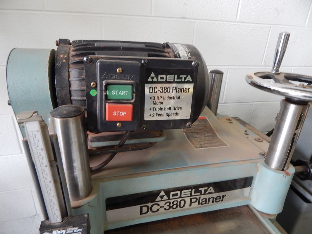 DELTA DC-380 15" X 5" PLANER S/N WL023, WIXEY DIGITAL READOUT