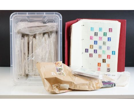 A collection of mainly British First Day covers together with an album of mainly British stamps. 