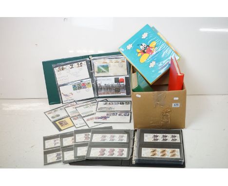 Collection of stamps to include an album of unfranked 2012 olympics presentation pack stamps, first day covers, 21st century 