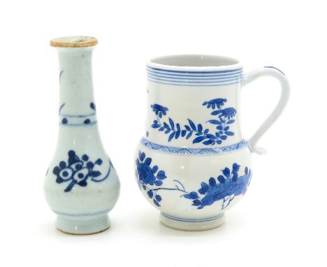 Jug is Kangxi Period, 13 cm. tall. 