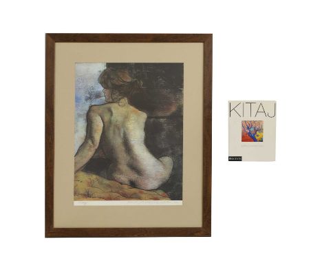 Ronald Brooks Kitaj (American, 1932-2007)  'Marynka Smoking'  offsite lithograph in colours, signed 'Kitaj' l.l., numbered '1