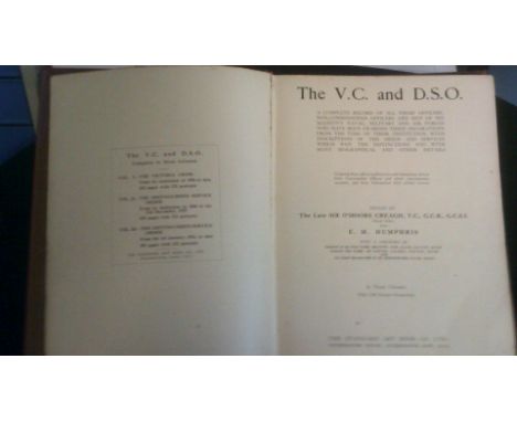 Military  Book-The V.C. and D.S.O. - A complete record, Vol 1 The Victoria Cross - hard back with citations and biographical 