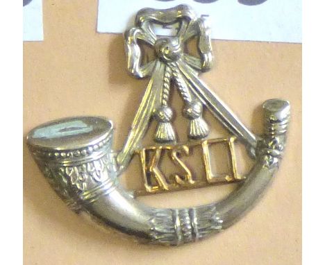 Kings Shropshire Light Infantry - Bi-Metal-Beret Badge&nbsp; &nbsp; &nbsp; &nbsp; &nbsp; &nbsp; &nbsp; &nbsp; &nbsp; &nbsp; &