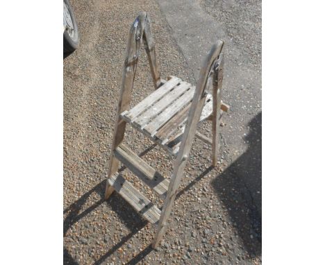 Vintage Wooden Steps ( sold as decorative display item )