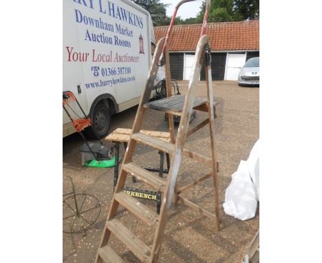 Wooden Step Ladder ( sold as decorative / display item only )