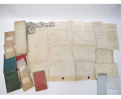Seven manuscript account books c.1849-1862, several John Forster esquire, North Walsham, with P.D. Freeman, Grocer, Chandler 