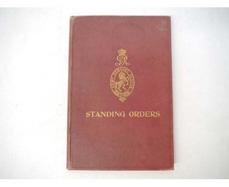 (Horse power in WWI) Army Remount Service (pub.): 'Standing Orders of the Remount Depot, Romsey', London, E.T. Heron, 1916, 8