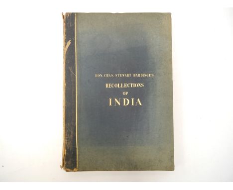 Maharajah Duleep Singh, Sikh Empire. CHARLES STEWART HARDING: 'Recollections of India... Part I. British India and the Punjab