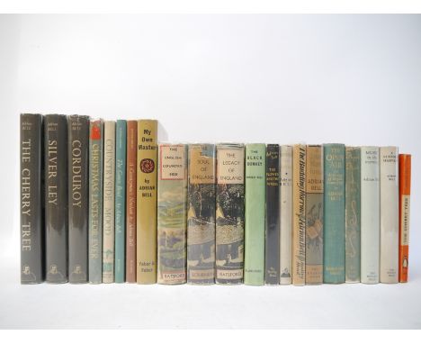 Adrian Bell, countryside, etc, collection of 21 titles, including 'Apple Acre', London, 1942, 1st edition, original cloth, du