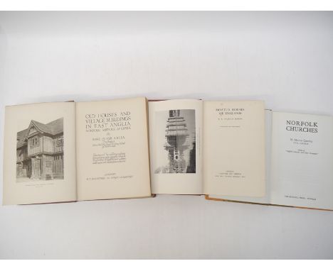 Basil Oliver: 'Old Houses and Village Buildings in East Anglia', 1912, profusely illustrated with collotype plates from photo