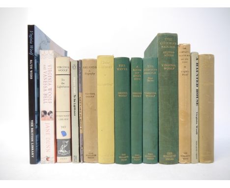 Virginia Woolf, collection 14 titles by, and relating to her, including 'The Captain's Death Bed and Other Essays', London, H