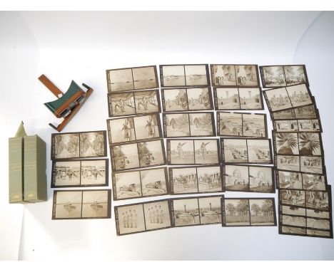 A complete set of 32 stereoscopic cards/stereo views of Mesopotamia/Iraq, circa 1920, produced by Sunbeam Tours Ltd, images i
