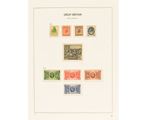 STAMPS - GREAT BRITAIN. A very Fine MINT only collection housed in a Special Stanley Gibbons printed album with slip case, wi