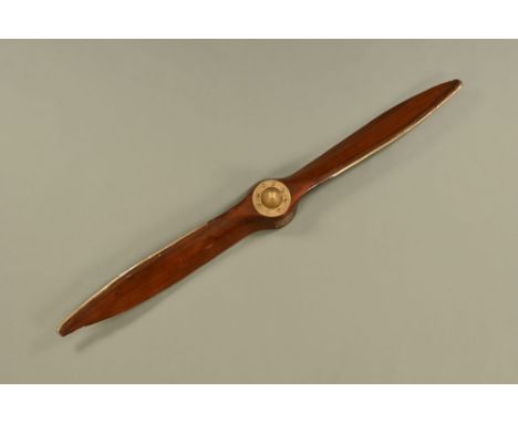 A vintage Sopwith propellor.  Length 194 cm (see illustration).