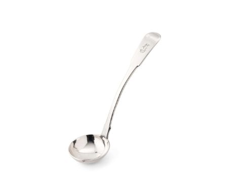 LEITH - A SCOTTISH PROVINCIAL TODDY LADLE JOHN HAY AND CHARLES BENDY Marked CB, with Edinburgh hallmarks 1823, stamped HAY L