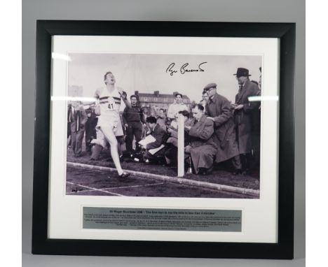 CRICKET / RUGBY / ATHLETICS:  a group of three framed and signed collectables; includes DICKIE BIRD, My Greatest England XI, 