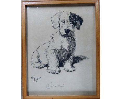 Cecil Aldin (1870-1935), Terrier, lithograph, signed in pencil, 31.5cm x 23.5cm.