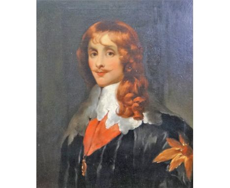 Manner of Sir Anthony van Dyck, Portrait of a gentleman, oil on canvas, 74cm x 61.5cm.