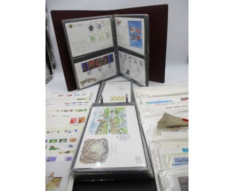 A selection of UK first day covers, ranging from 1978 to 2003.  
