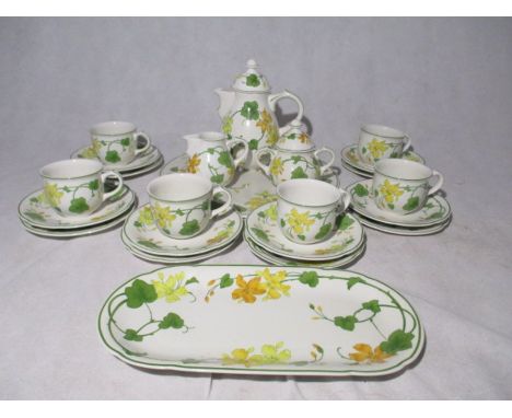 A Villeroy &amp; Boch "Geranium" pattern tea set etc.