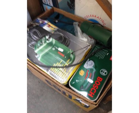 A BOX OF MIXED TOOLS