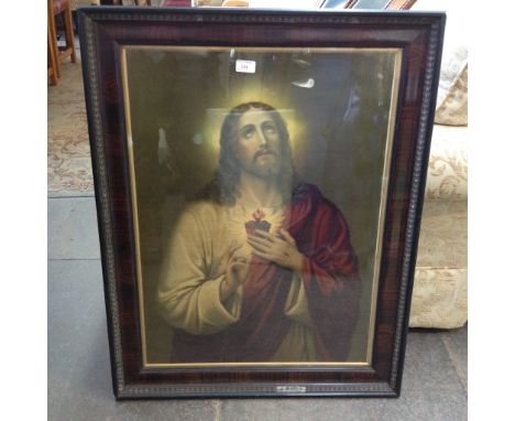 SACRED HEART PRINT. H88CM