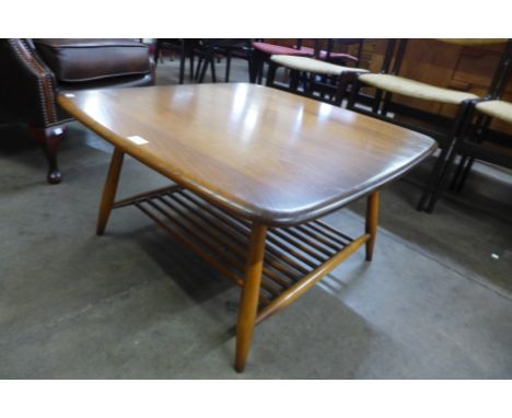 An Ercol Windsor square coffee table 