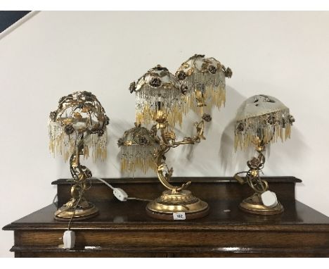 ORNATE TABLE LAMP TRIO (S.A.S)