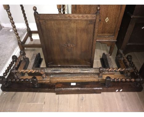 3x VINTAGE HEARTHS & 1 OAK FIRE SCREEN