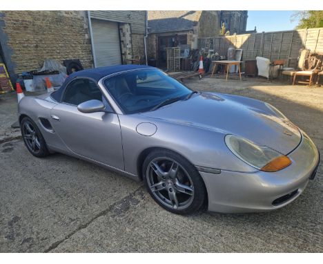 PORSCHE BOXTER CONVERTIBLE 2002. 129,000 MILES. NEW MOT. MUCH SERVICE HISTORY, OWNERS MANUAL. GOOD RUNNING AND DRIVING CONDIT