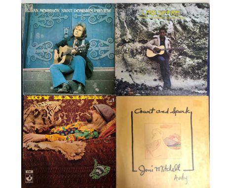 SINGER / SONGWRITER - 25 LP RECORDS INCLUDING: VAN MORRISON - ASTRAL WEEKS, SAINT DOMINICS PREVIEW &amp; OTHERS, JONI MITCHEL