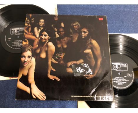 JIMI HENDRIX EXPERIENCE - ELECTRIC LADYLAND 2 x LP RECORD, 1ST PRESSING WHITE TEXT, GATEFOLD SLEEVE.