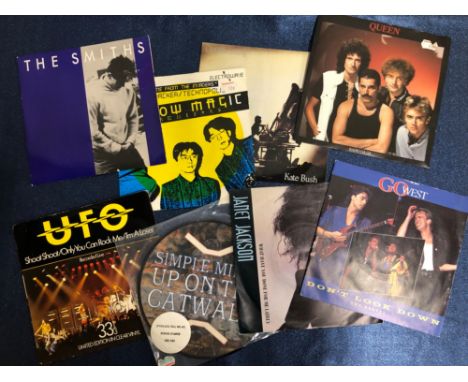 80s POP / ROCK - APPROX 100 x 7" SINGLE RECORDS INCLUDING: THE SMITHS - HOW SOON IS NOW, YELLOW MAGIC ORCHESTRA - THEME FROM 