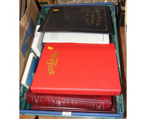 A collection of stamps and first day covers, mainly housed within albums