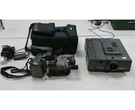 Canonvision A2 Hi Camcorder with Softcase together with a Reflecta Diamator AF Projector (2) 