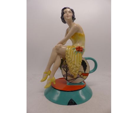 Kevin Francis Limted Edition Figure of a Young Clarice Cliff 'Renaissance' 
