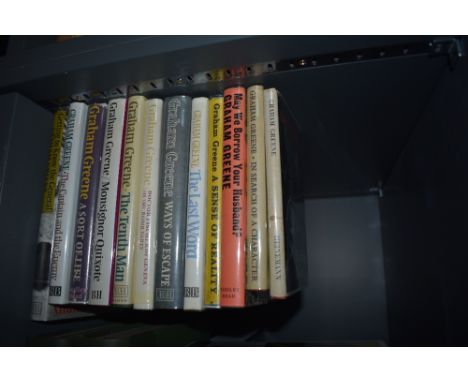 Literature. Graham Greene. A selection of first editions. Hardbacks in dust wrappers. Nice clean copies. (12)