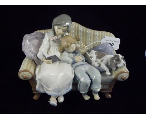 A Lladro 'Big Sister' figure group, number 5735. 
