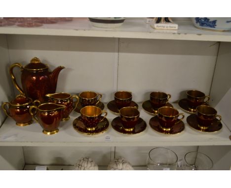 A quantity of Carltonware part coffee services.