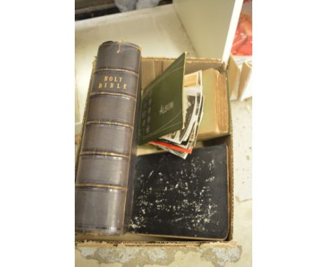Postcard album and other ephemera.
