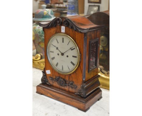A good early 19th century rosewood bracket clock.