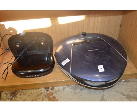 A Panasonic robot vacuum cleaner.