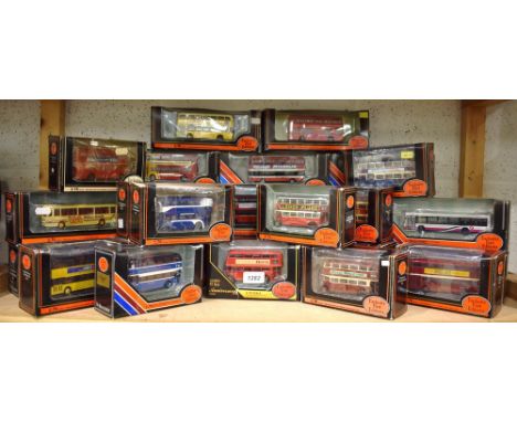 Die-cast Vehicals - Exclusive First Editions (EFE) Buses inc Alexander Atlantean, Fishwick & Son 23802;  Leyland National Rib