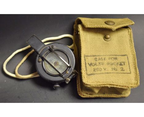 A World War Two Mk.III prismatic compass 