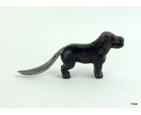 19th c cast iron nut cracker
