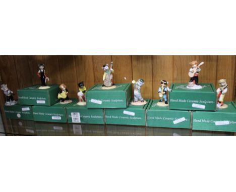 9 Boxed Beswick Ceramic Animal Band figures