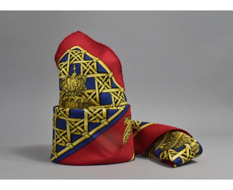 A Vintage Hermes Scarf, Feux De Route 